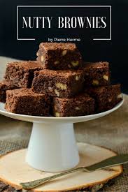 Nutty Brownies Recipe By Pierre Herme Desserts Pastryworkshop Chocolate Brownie Recipe Brownie Recipes Desserts