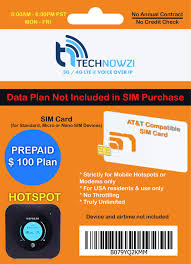 Check spelling or type a new query. At T Unlimited Data Sim Unlimited Lte Data 1 Month For Mifi Hotspot Cradlepoint Pepwave Other At T Supported Data Devices Triple Cut Sim Fits All Data Devices 100 Month Pricepulse