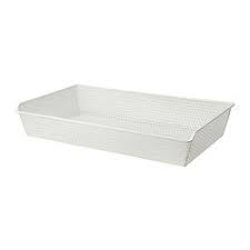 Komplement Metal Basket With Pull Out Rail White 100x58 Cm Ikea Metal Baskets Pax System Ikea