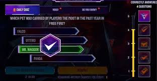 Try out our free daily sudoku or crosswords puzzles too. Free Fire 4th Anniversary Quiz Answers For Daily Questions