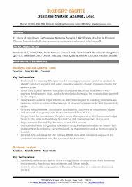 business system analyst resume samples