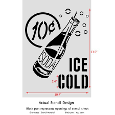 99 Bottles Of Beer On The Wall Original Song Soda Drink Stencil Reusable Stencils For Craft Diy Wall Etsy Wall Stencils Diy Stencils Diy Wall Painting