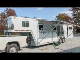 2003 Featherlite 8537 3 Horse Trailer W Living Quarters Walk Around Tut Rv Sales Near Me Camping Trailer For Sale Used Rvs For Sale