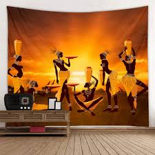 Our customers tell us all the time how soft and warm our throw blankets are (the secret: Buy African Tribal Woman Print Fabric Tapestry Decorative Wall Art Tablecloth Bedspread Picnic Blanket Beach Throw Blanket Multifunctional For Bedroom Hall Dormitory Living Room Hanging 91x71 Inches Online In Indonesia B07wtbmzjh