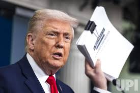 Photo: President Trump Joins White House Press Briefing