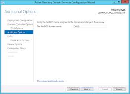 Ad Ds Installation And Removal Wizard Page Descriptions Microsoft Docs
