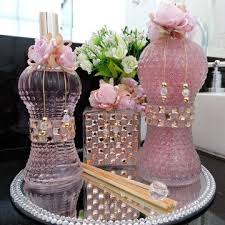 Kit Luxo Rosa Lavabo Banheiro Aroma Spray Difusor Bandeja No Elo7 Atelie Casa E Aro Em 2020 Lavabo Grande Vidros Para Aromatizador Decoracao Banheiro Faca Voce Mesmo