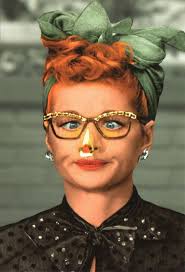 I Love Lucy Nose On Fire Postcard