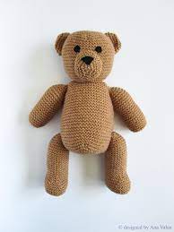 Pattern Teddy Bear Andy Knitting Pattern Pdf Teddy Bear Etsy In 2021 Diy Teddy Bear Teddy Bear Knitting Pattern Teddy Bear Pattern