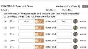 Write in how many groups of ten you have and count up how many trees you have. Tens And Ones Worksheet Class 2 Math Ncert With Explanation Youtube