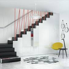 Viertelgewendelte Treppe Mit Stauraum Seilen Fallschutz Interiors Staircase Treppe Treppenschrank Spartreppe