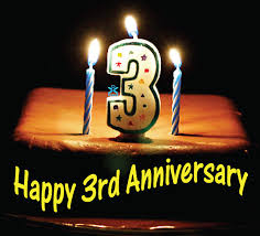 My Secret Sanctuary Happy 3rd Anniversary Happy 3rd Anniversary Wedding Anniversary Wishes 3rd Wedding Anniversary