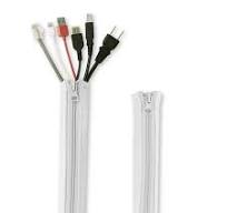 Cable Management Sleeve with Zip-up - 39 Inch Durable Adjustable Cord  Sleeve Wire Cover Concealer Wrap Protect Cables from Pets Chewing for ...