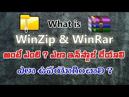 Winrar is a file compressing tool that enables users to transfer files easily. Explain About Winzip Winrar Formats In Telugu Learn Computer Telugu Channel Ø¯ÛŒØ¯Ø¦Ùˆ Dideo