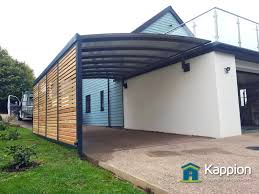 (attached wooden carport two enclosed sides and solar roof) cost to build a wooden carport varies greatly by region (and even by zip code). A Carport With Timber Infills North Devon Kappion Carports Canopies