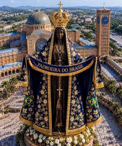 Boa noite a todos Nossa Senhora Aparecida Padroeira do Brasil......