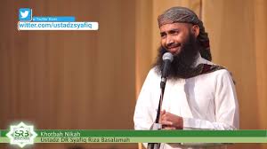 Khotbah Nikah Ustadz Dr Syafiq Riza Basalamah Ma Youtube