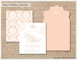 Peach Cream Wedding Invitation Peach Cream Weddinginvitation Invitation Uae W Wedding Invitation Design Wedding Invitations Cream Wedding Invitations