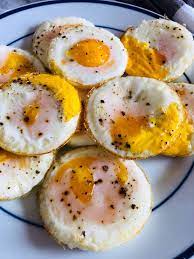 Oven Baked Eggs Perfect For Meal Prep Recipe Baked Eggs Oven Baked Eggs Egg Recipes