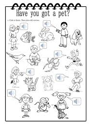 Have You Got A Pet Worksheet