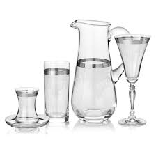 Magic Platinum Cam Kadeh Serisi Glass Set Bernardo Tabledesign Glass Diner Entre Amis
