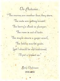 Monday Sparkle 130 Fall Blessings Pumpernickel Pixie Autumn Poems Autumn Quotes Dickinson