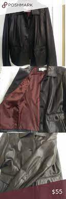 Liz Claiborne Black Genuine Leather Jacket Leather Jacket Genuine Leather Jackets Jackets