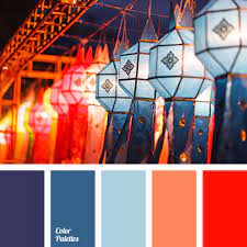 Reds are bold, that's why people paint the town with this color. Dark Blue And Red Color Palette Ideas