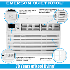 Emerson qui et kool® owner's manual model:ead30e1 ead50e1 ead70e1 . Emerson Quiet Kool 6 000 Btu 115v Window Air Conditioner With Remote Control Walmart Com Walmart Com