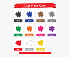 Download free printable online flashcards of colors in english. Colors Flashcards Printable Hd Png Download Transparent Png Image Pngitem