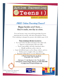 Get access to the largest online library of legal forms for any state. Parenting Arizona To Present Active Parenting Of Teens Free Online Parenting Classes On Feb 24 March 3 10 17 24 Children Youth News Coconino Coalition For Children Youth