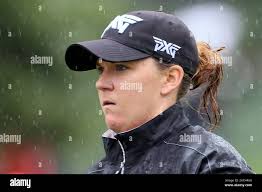 Austin Ernst of Seneca, South Carolina hits from the 4th tee during the  first round of the Meijer LPGA Classic golf tournament at Blythefield  Country Club in Belmont, MI, USA Thursday, June
