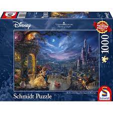 Disney 1000 piece jigsaw puzzle. Thomas Kinkade Disney Beauty The Beast 1000 Piece Jigsaw Puzzle Nzgameshop Com