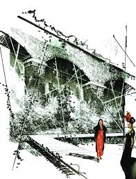 Le Jardin Sauvage Atelier Le Balto 2002 Palais De Tokyo Paris 16 Architektur Skizze Landschaftsarchitektur Visualisierung