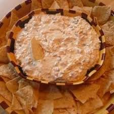 Cheesy Sour Cream And Salsa Dip Recipe Salsa Dip Recipe Food Sour Cream Dip