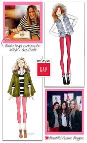 Brooke Hagel Gap Fashion Illustrations For Instyle Party Fashion Illustration Instyle Parties Watercolor Fashion