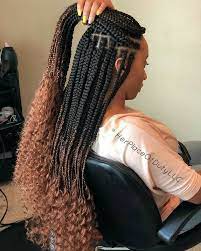 Pin By Jennifer On B Braids With Curls Braids For Black Hair Girls Hairstyles Braids