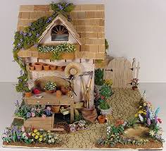 Miniature Potting Shed 1 12 Scale Miniature In 2020 Fee Gartenhauser Diy Feengarten Mini Garten