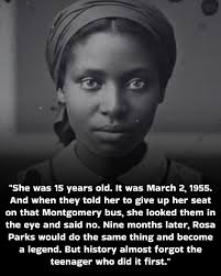 John E. Johnson, Jr., Executive Director of the Michigan Department of  Civil Rights, has issued the following statement today regarding the death  of Claudette Colvin. “The passing of Claudette Colvin is yet