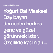 Yogurt Bal Maskesi Www Vipbakim Com Fondoten Yogurt Bal