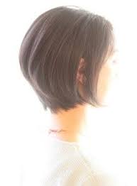 ショートヘア 30代40代50代ひし形耳かけショート reunaの髪型 ヘアスタイル ヘアカタログ 2019夏 秋 ミディアムボブ パーマ ボブ 30代 髪型