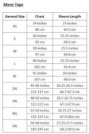 40 true nevica jacket size chart