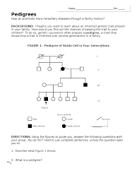 P2 + 2pq + q2 = 1 p & q represent the frequencies for each allele. Pedigrees Pogil Dominance Genetics Genotype