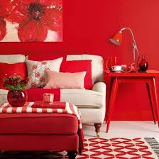 Monochromatic Interior Design Red Home Decor Living Room Red Red Rooms