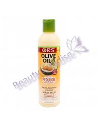 Hair regrowth serum hair care essential oil natural care treatment hair salon uk. Ors Olive Oil Infused With Pequi Oil Frizz Control Shine Hair Milk Beautyparadise Se