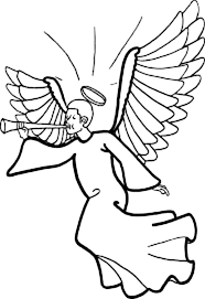 People from all over the world, throughout history have created horns that would later inspire the modern trumpet of today. Winged Angels With Halo Blowing Trumpet Coloring Page Color Luna