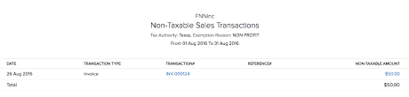 sales tax liability report help zoho books