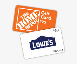 Read what our customers say in our review section. Home Depot And Lowe S Gift Cards Home Depot 600x627 Png Download Pngkit