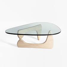 Noguchi coffee table replica highest quality material glass top wood dark walnut. Noguchi Coffee Table White Ash The Noguchi Museum