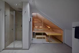 Sauna Premium Masseinbau Dachschrage Koln Badezimmer Mit Sauna Badezimmer Dachschrage Badezimmer Dachgeschoss